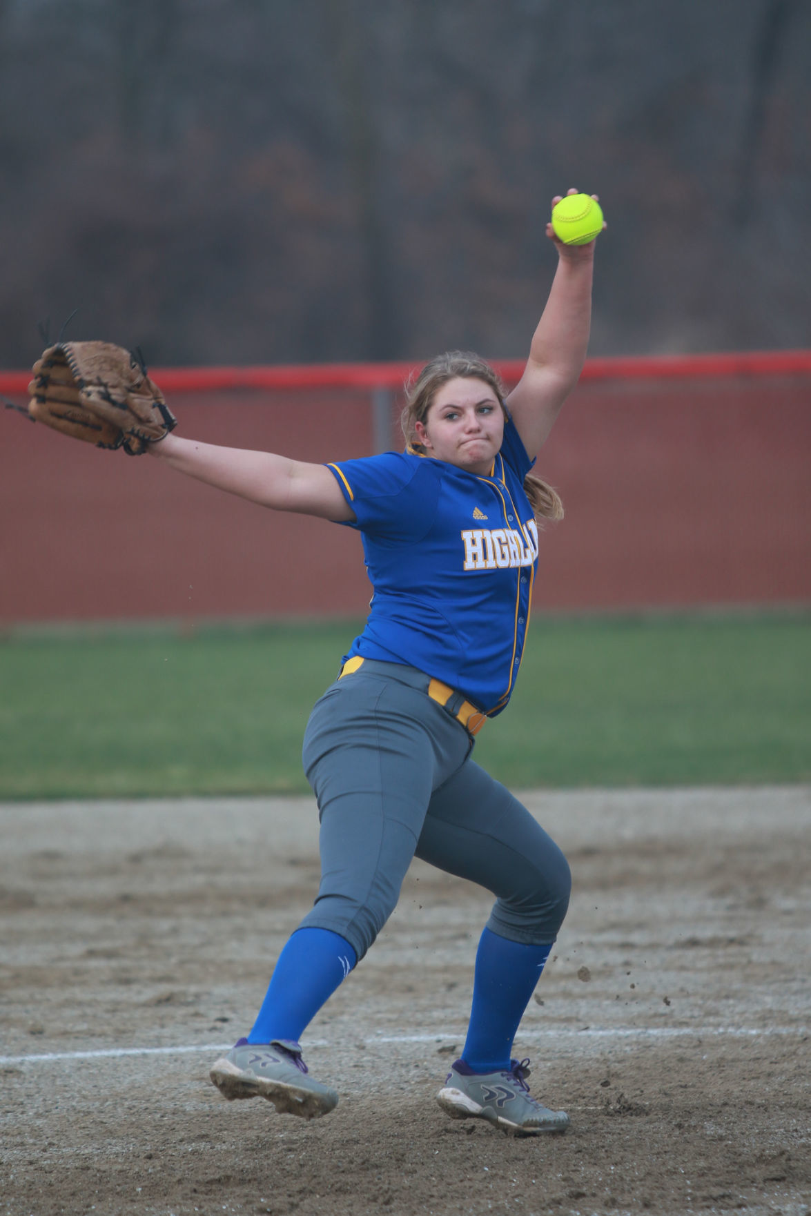 Gallery: Prep softball - Highland at Kankakee Valley
